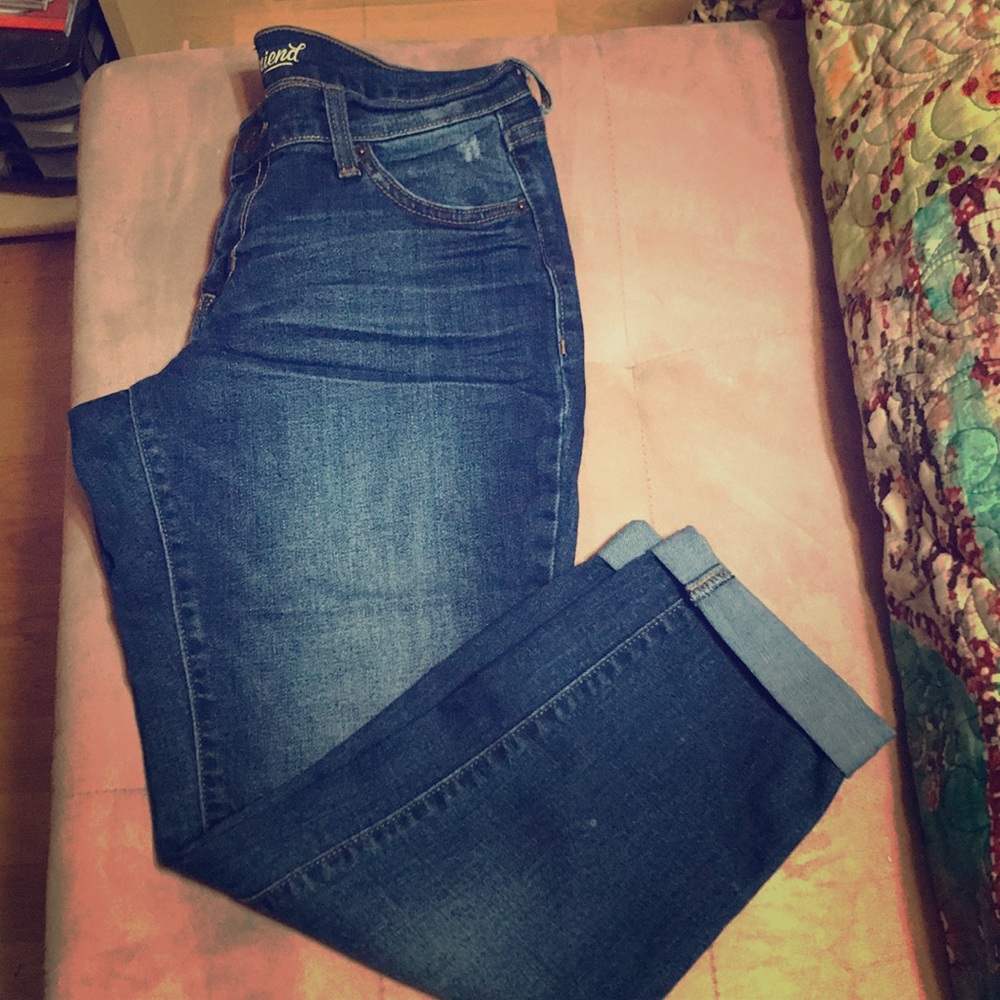 Denim capris